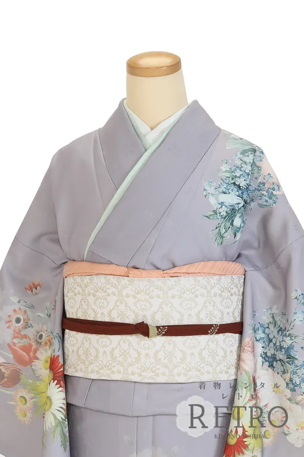 おしゃれでモダンな洋花訪問着